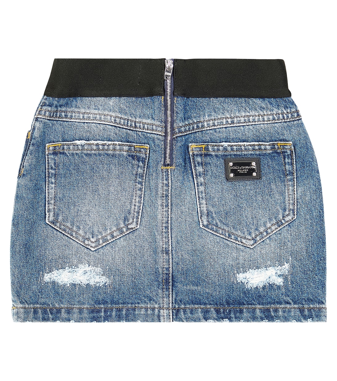 Gonna di jeans con logo | Dolce&Gabbana Kids