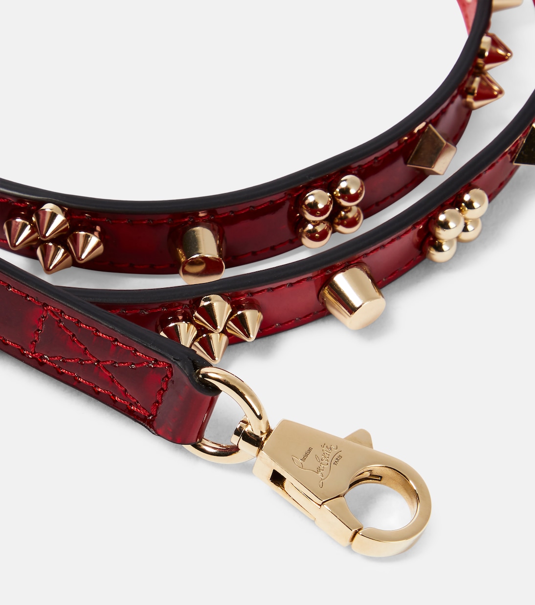 Loubileash embellished leather dog leash | Christian Louboutin