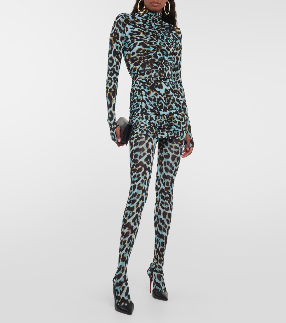 Collant Cadie con stampa leopardata | Alex Perry