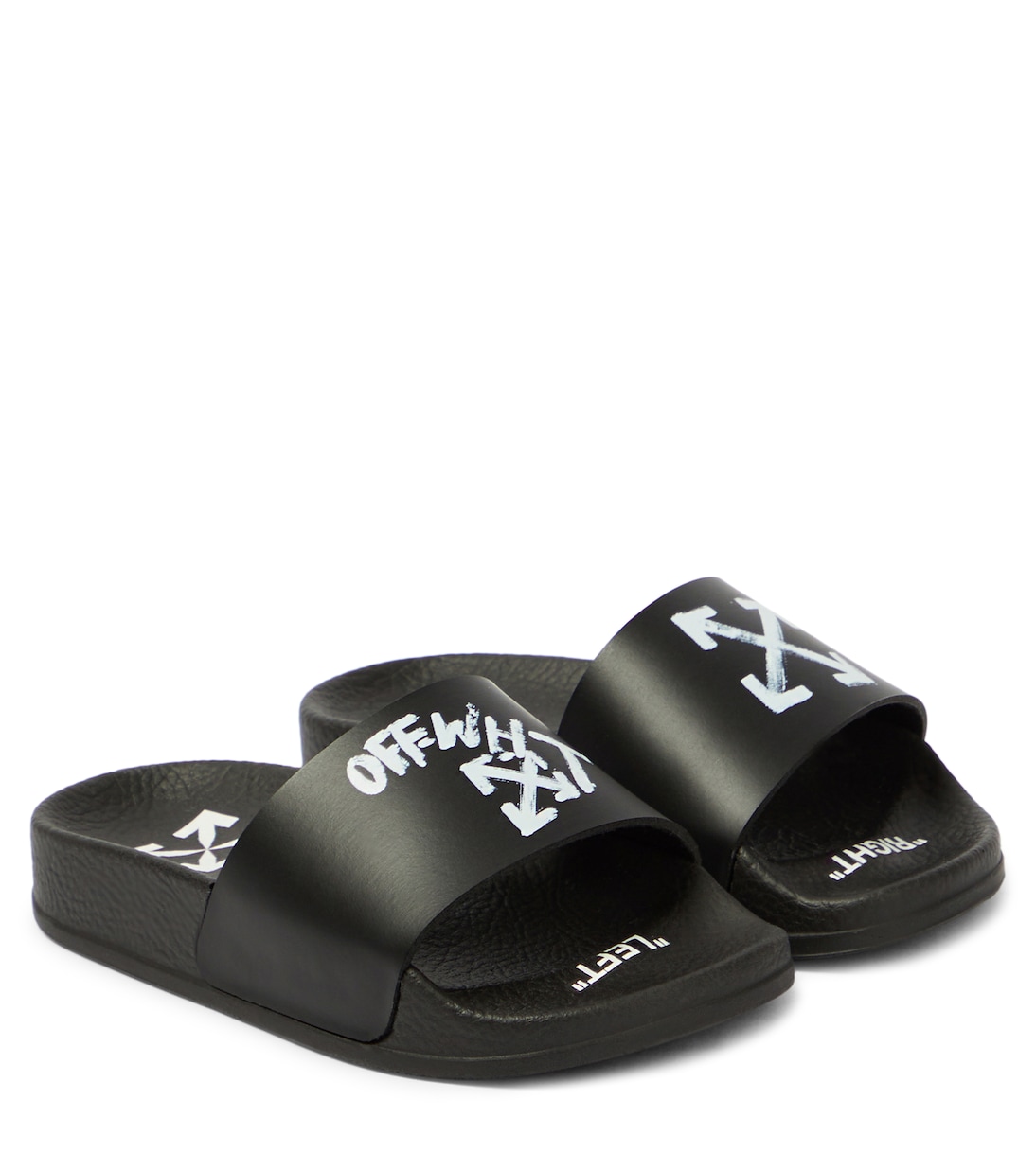 Off white black spray slides deals