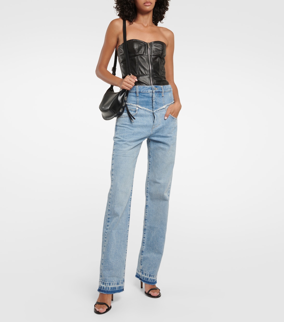 Jeans Noemie a vita alta | Isabel Marant