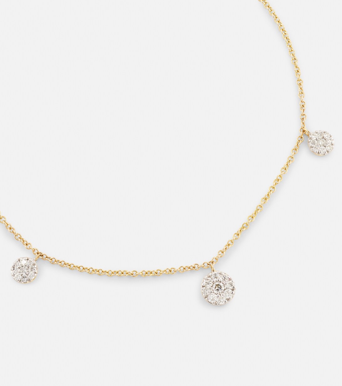 Bracciale STONE AND STRAND in oro 10kt con diamanti, stile giovane e moderno