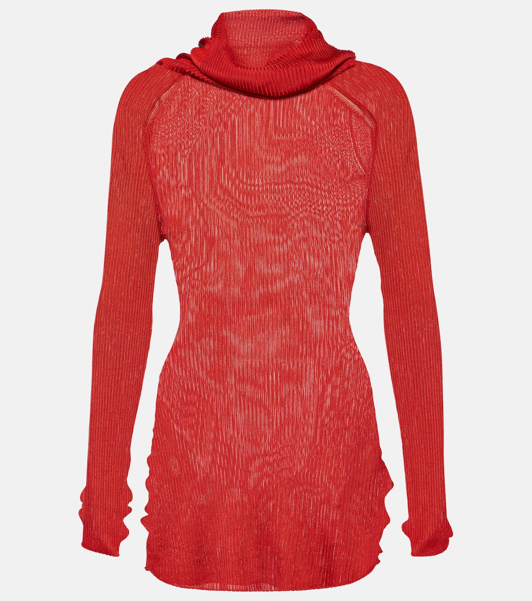 Top de cuello alto de punto acanalado | Victoria Beckham