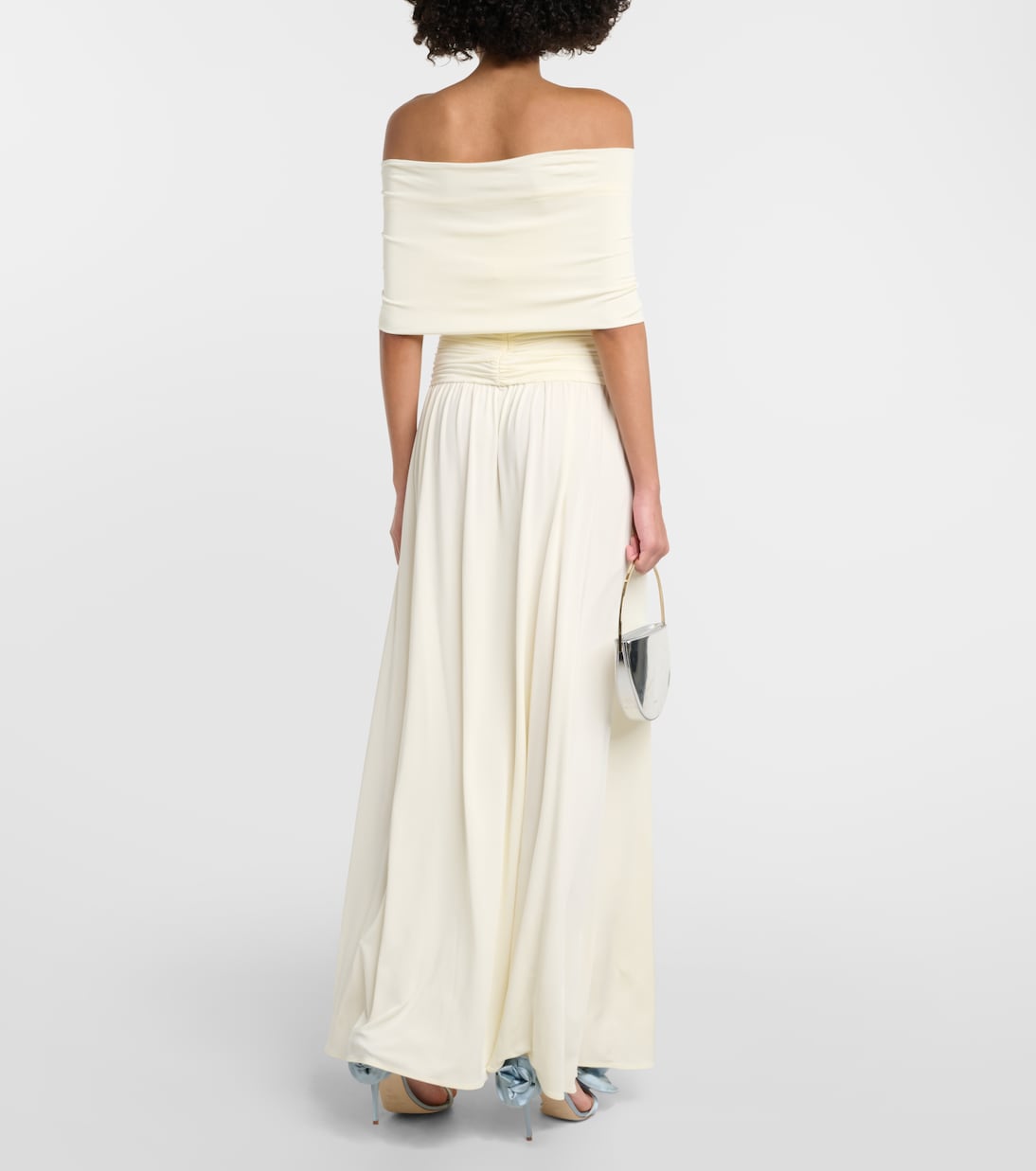 Robe longue à encolure bardot | Magda Butrym