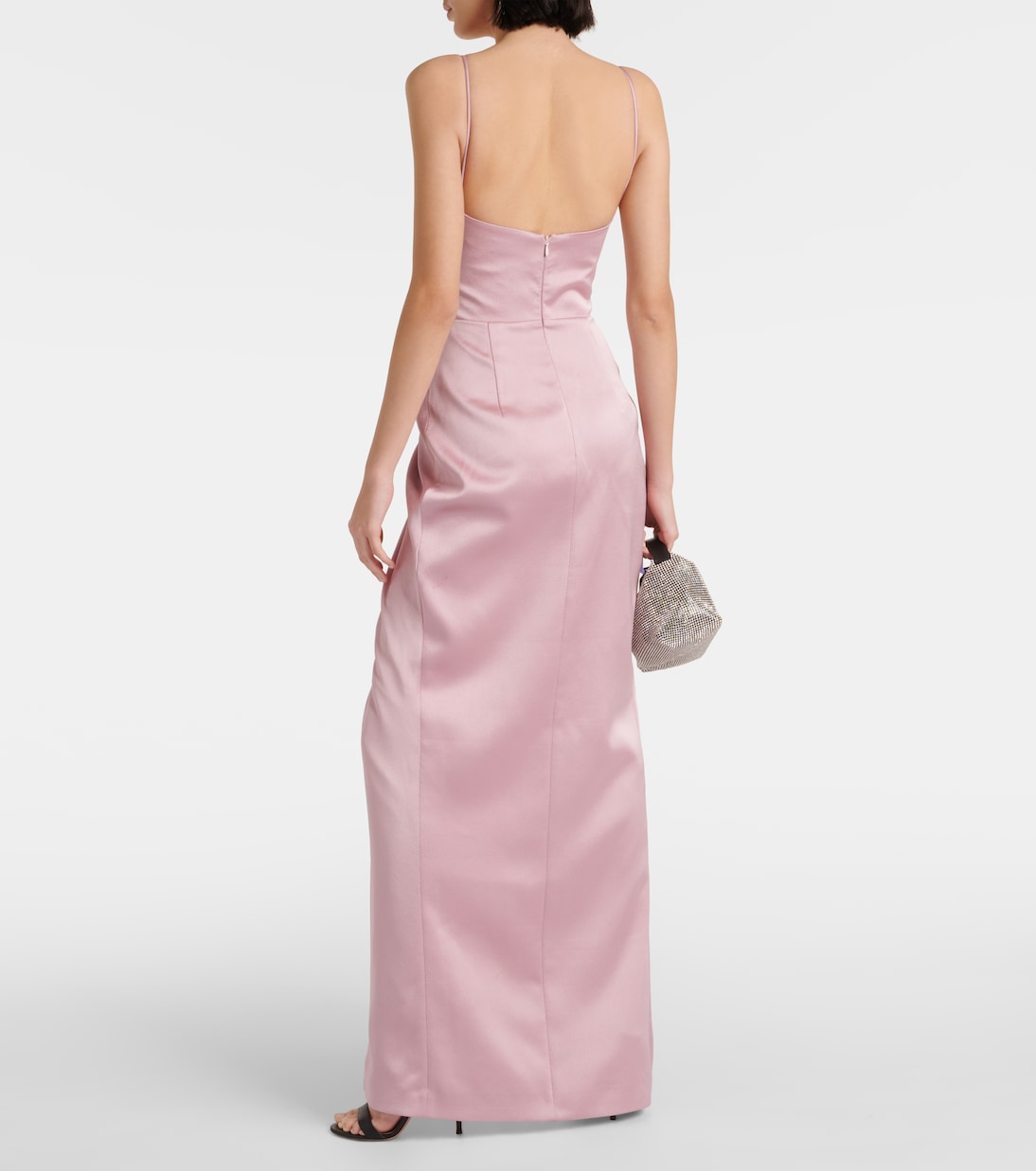 Robe aus Satin | Rasario
