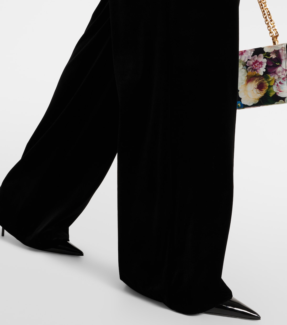 Pantaloni a gamba larga in velluto | Dolce&Gabbana
