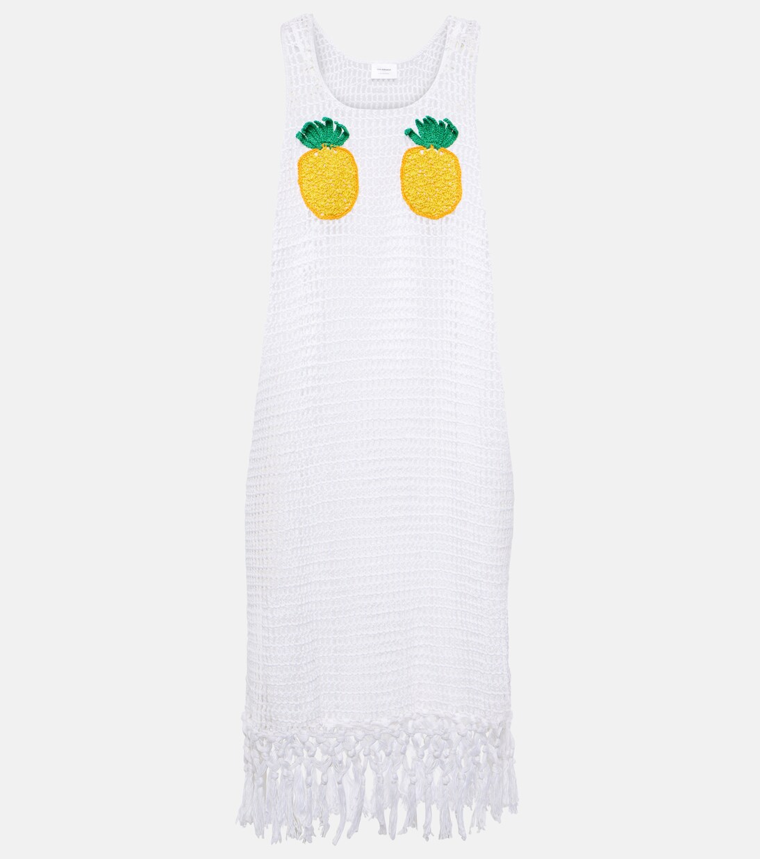 Vestido corto Pineapple Mesh de croché | Anna Kosturova