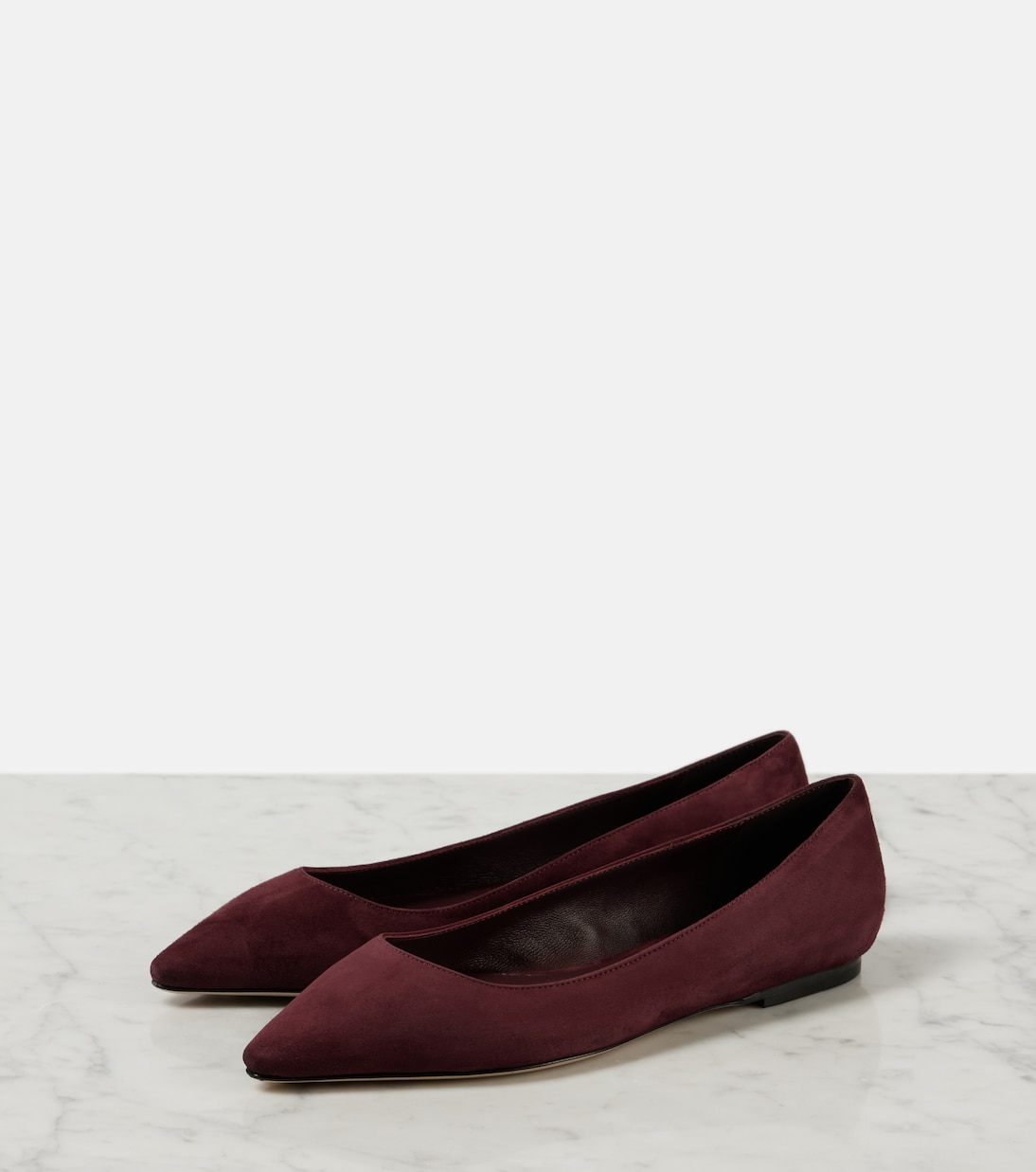 Romy suede ballet flats | Jimmy Choo