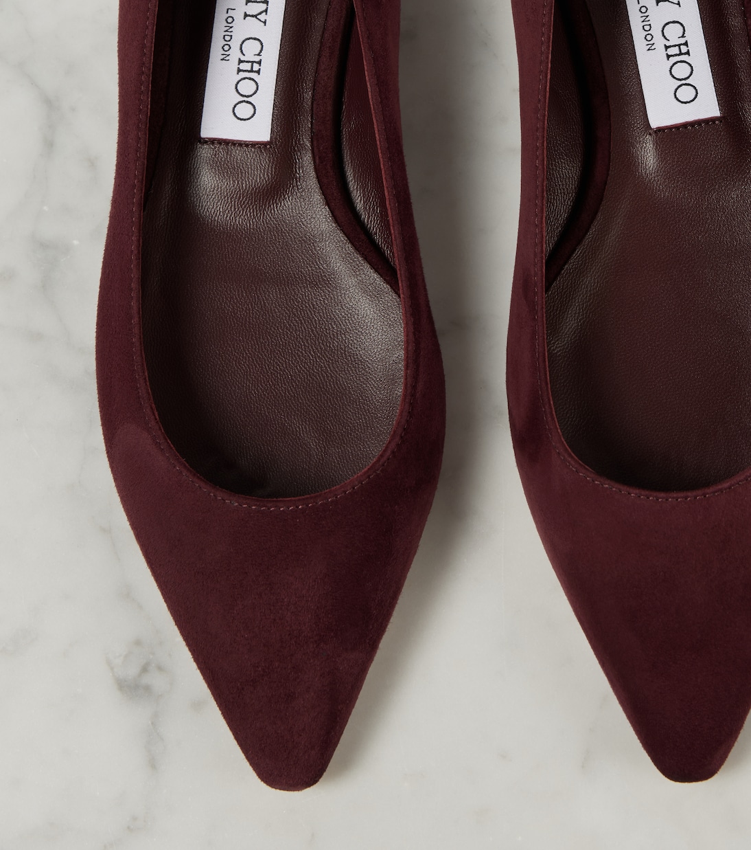 Romy suede ballet flats | Jimmy Choo