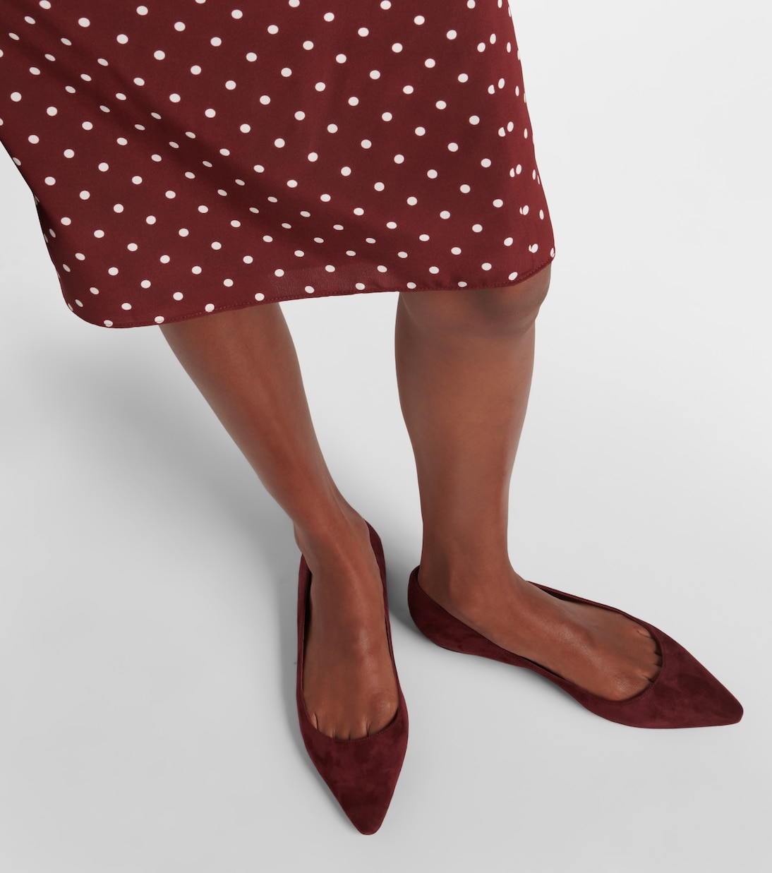 Romy suede ballet flats | Jimmy Choo