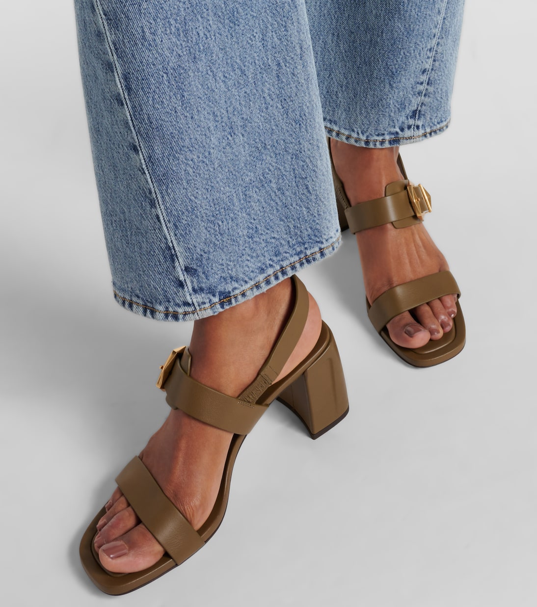 Sandales Hawke 70 en cuir | Jimmy Choo