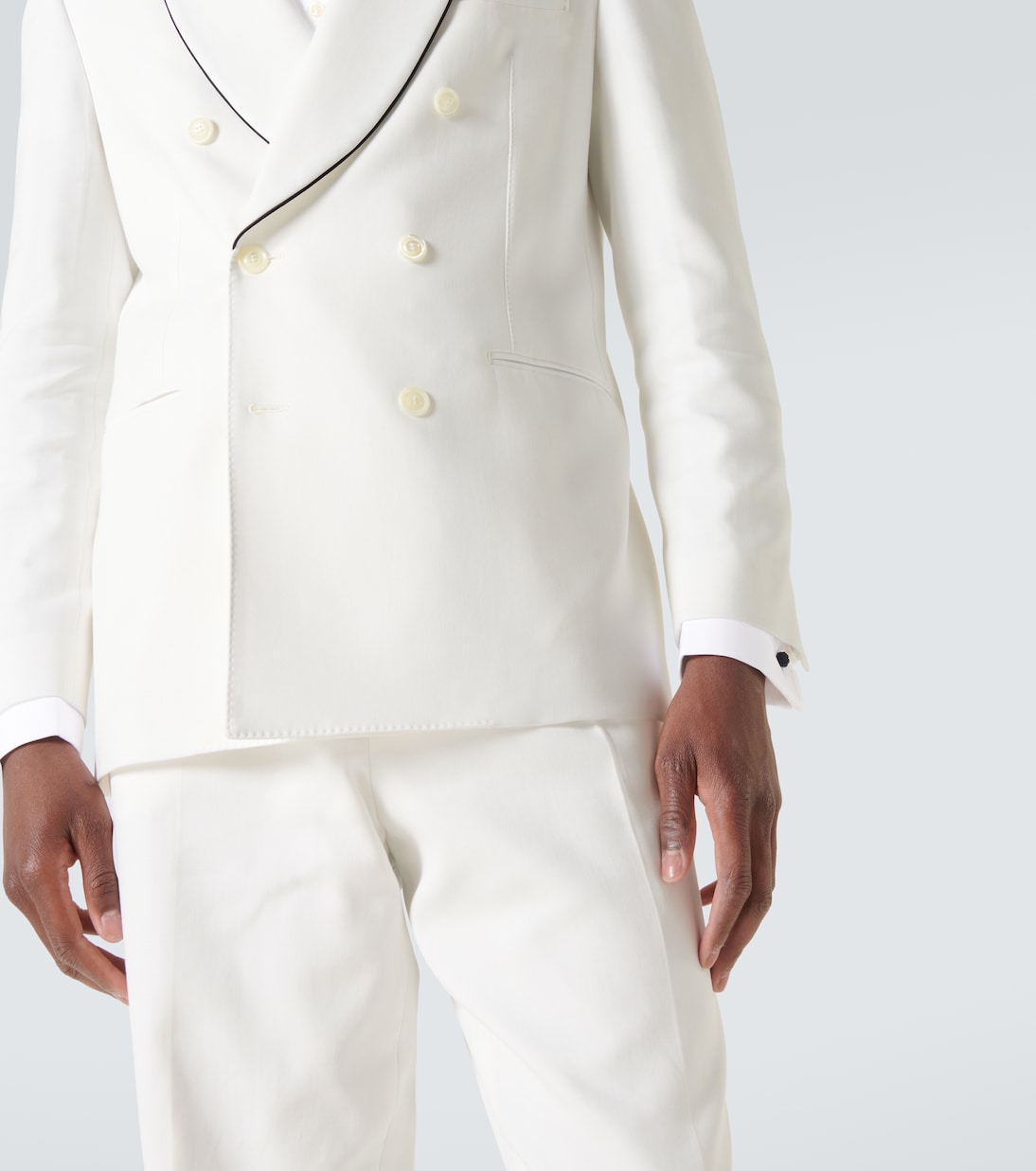 Smokingjacke aus Baumwolle | Brunello Cucinelli