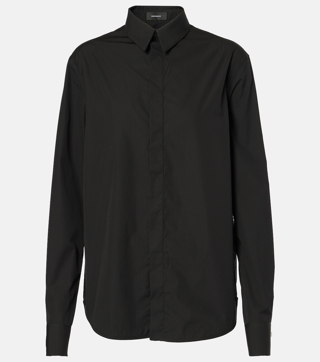 Camisa de popelín de algodón | Wardrobe.NYC