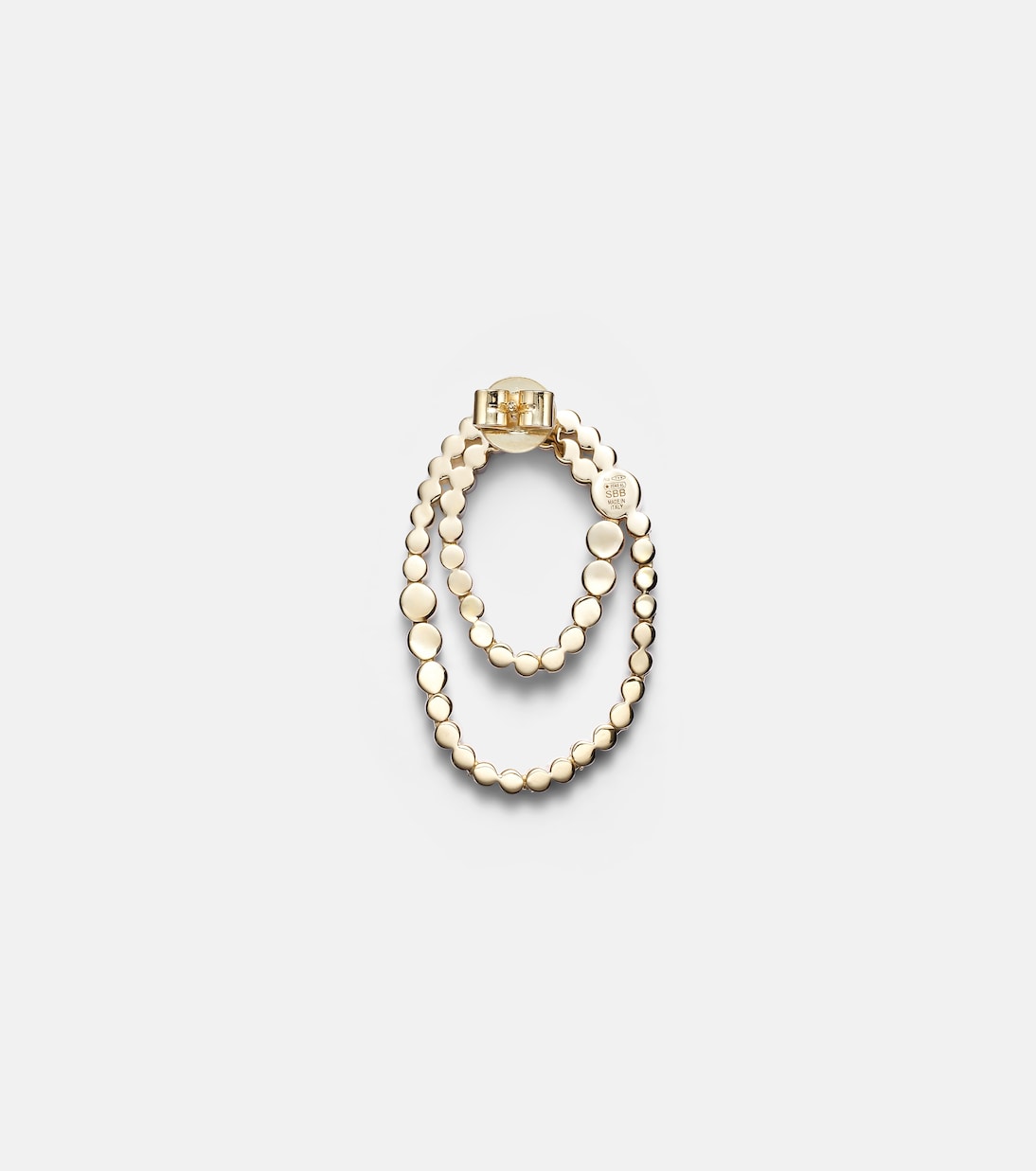 Embrassée de Diamant 18kt gold single earring with diamonds | Sophie Bille Brahe