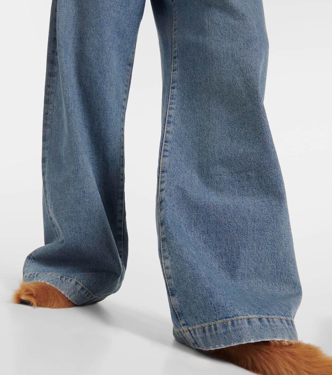 Low-rise wide-leg jeans | The Attico
