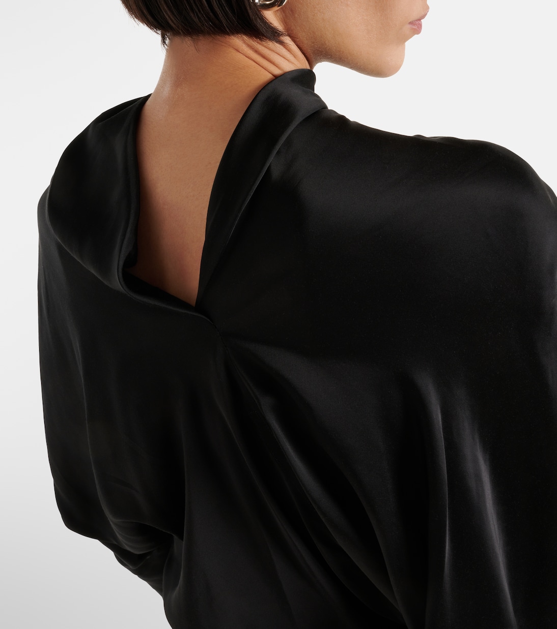 Cylinder draped jersey top | Rick Owens