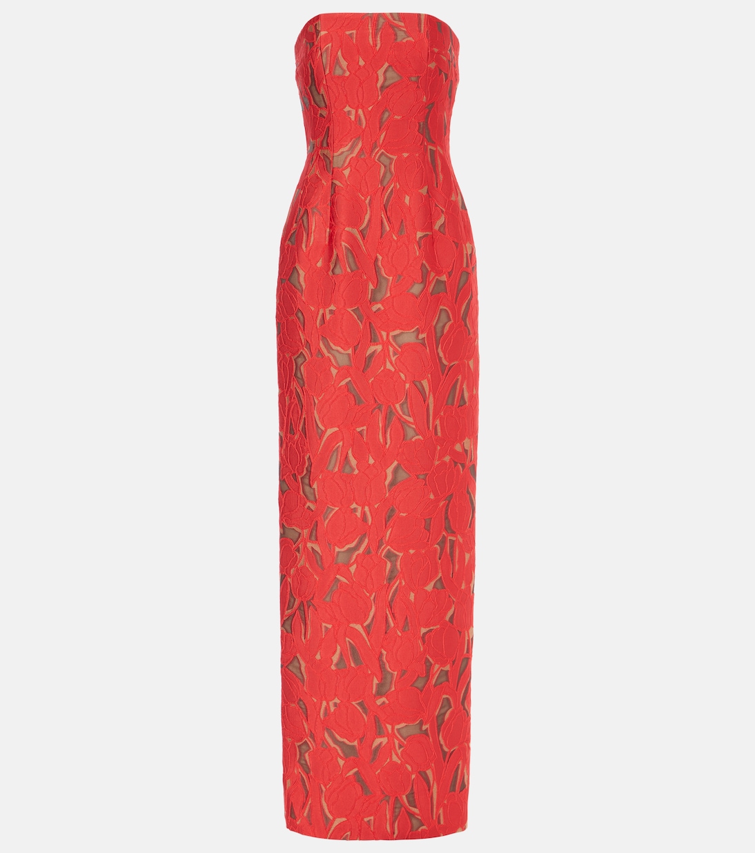 Abito bustier Laelia in jacquard | Emilia Wickstead