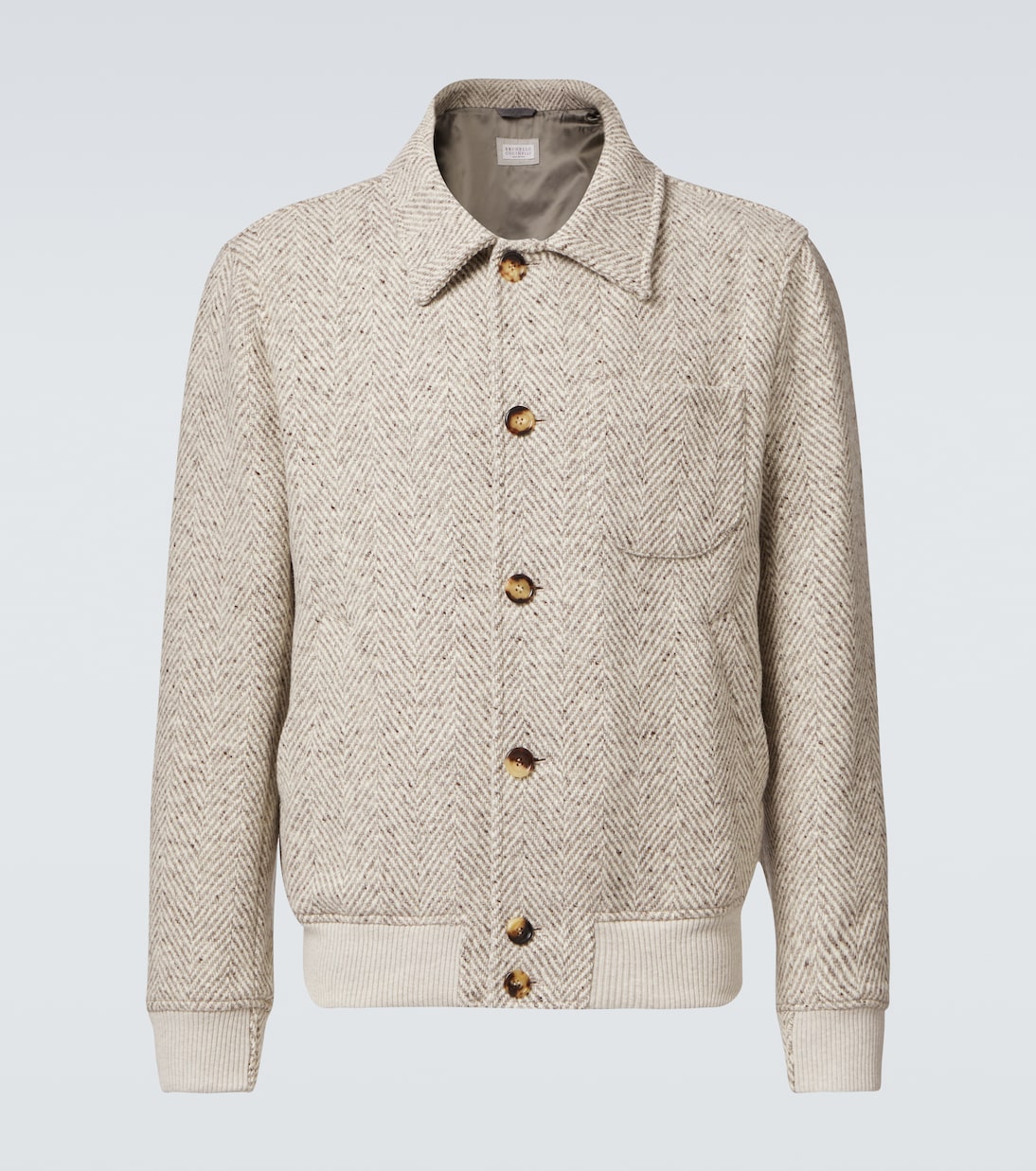 Virgin wool bomber jacket | Brunello Cucinelli
