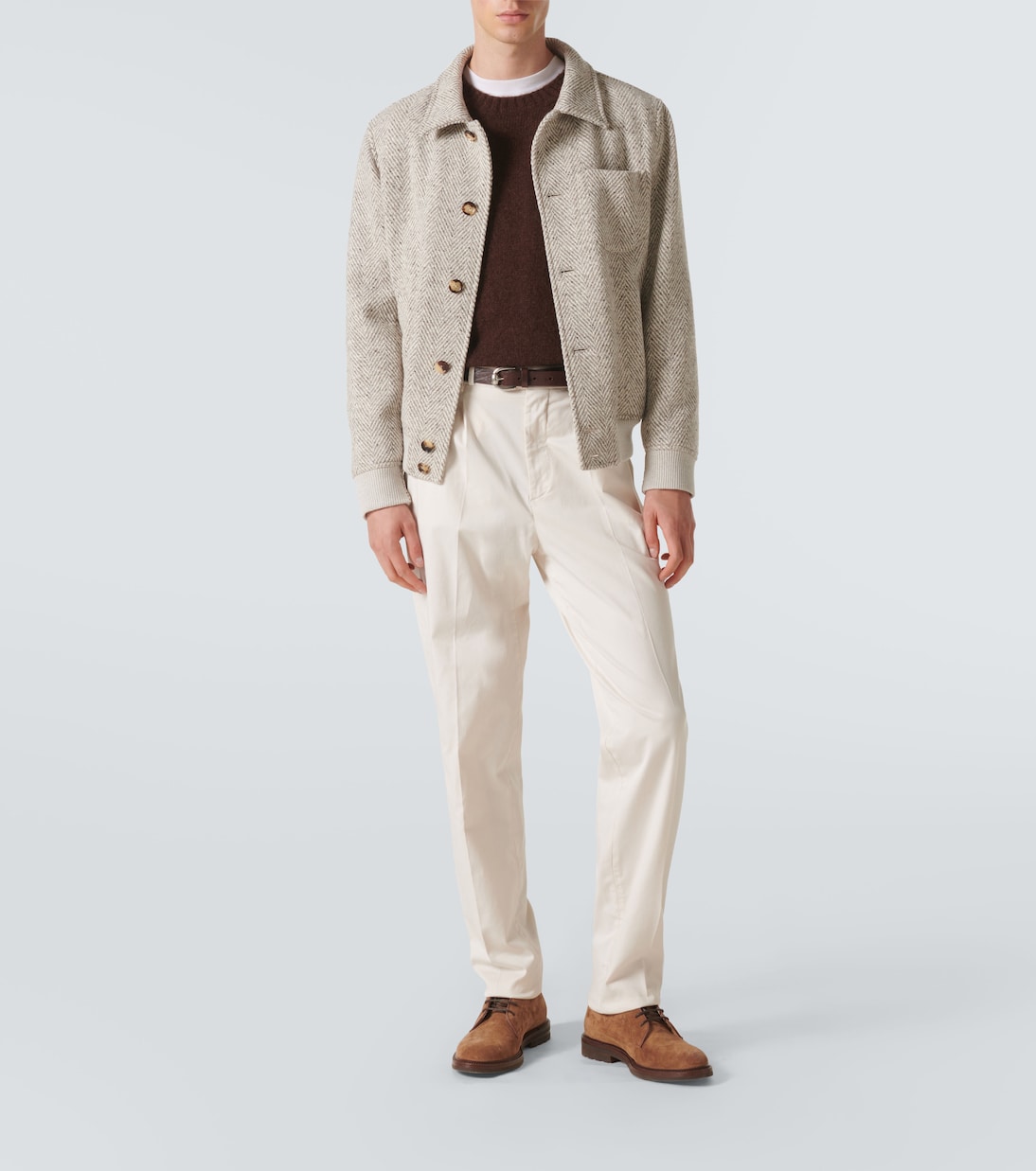 Virgin wool bomber jacket | Brunello Cucinelli