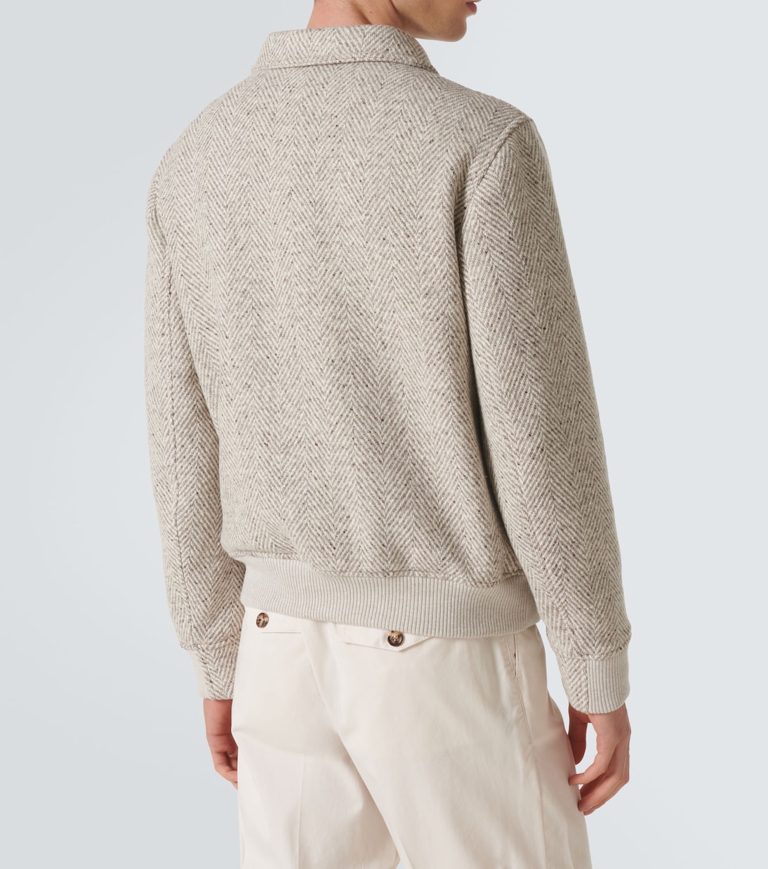 Virgin wool bomber jacket | Brunello Cucinelli