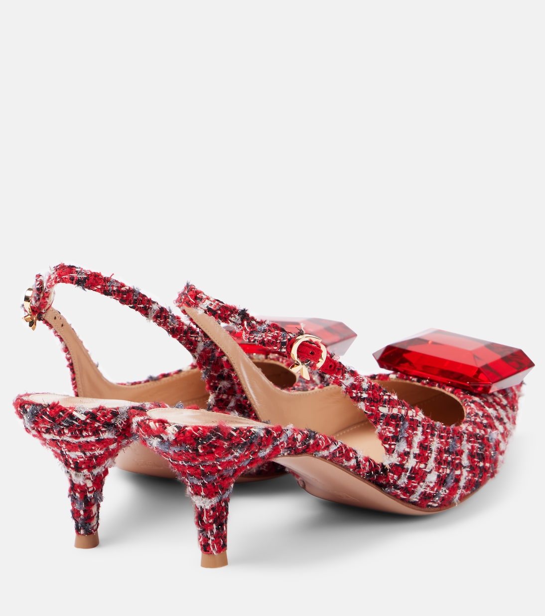Jaipur bouclé slingback pumps | Gianvito Rossi