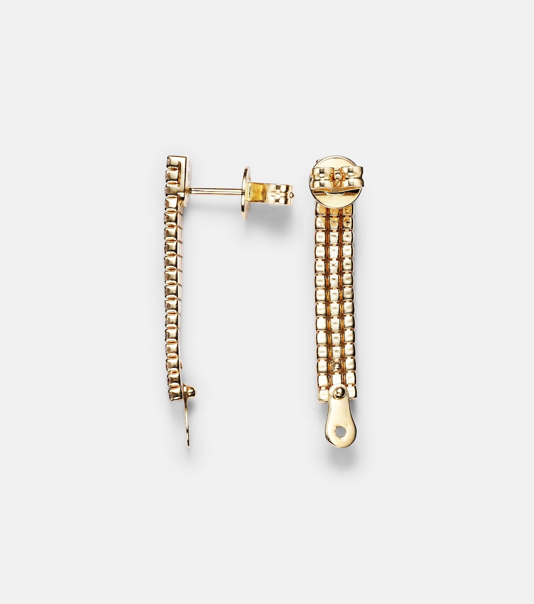 Orecchini a Cerchio in Oro 18kt con Diamanti - Stile Giovane e Moderno