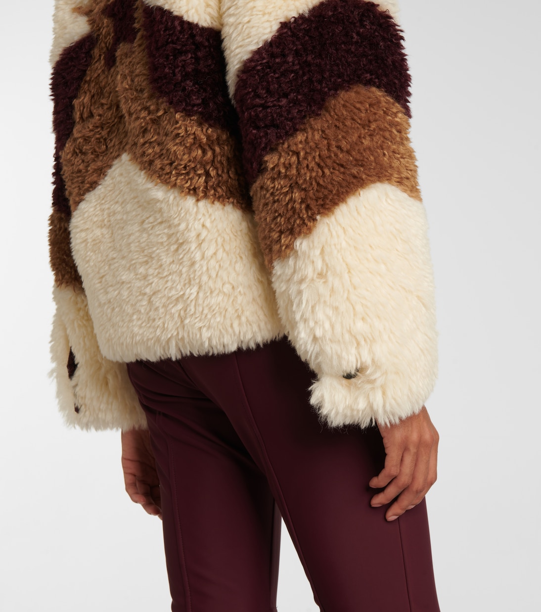 Reversible faux shearling jacket | Perfect Moment