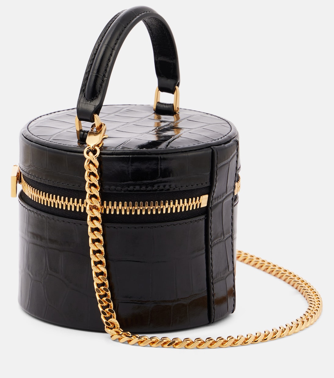 Sac Audrey Mini en cuir embossé | Tom Ford