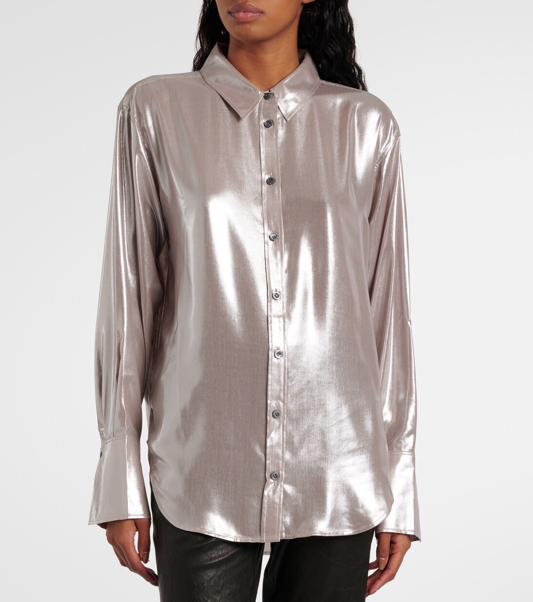 Camicia The Standard in lamé | Frame