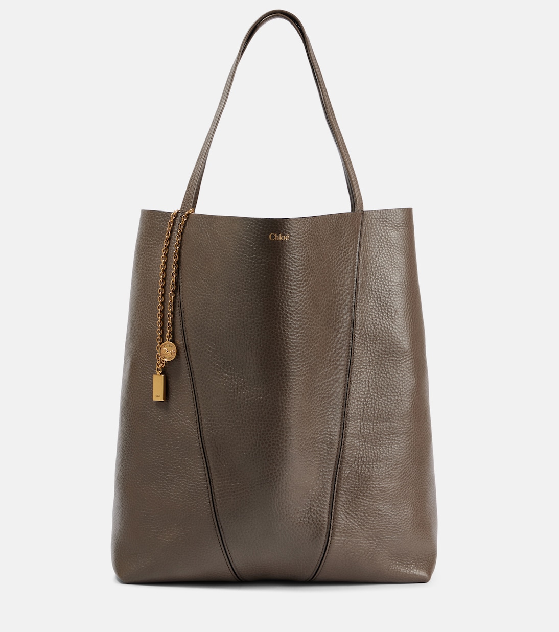 Borsa Chloé Spin Large in pelle | Chloé