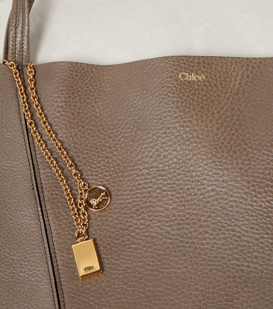 Borsa Chloé Spin Large in pelle | Chloé