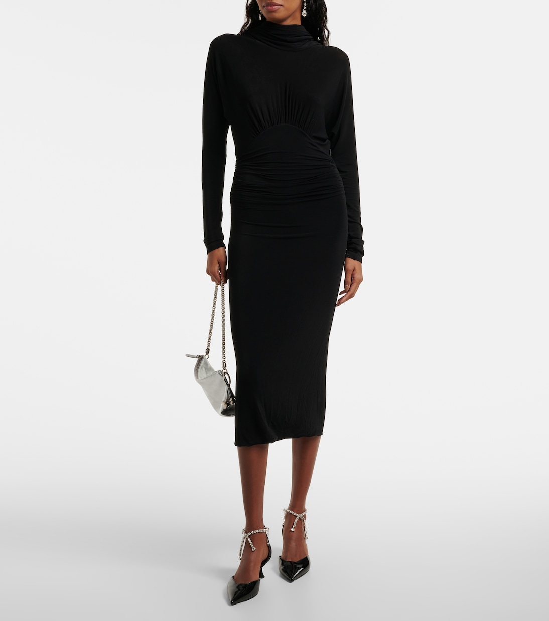 Pumps Stevie 30 in vernice con cristalli | Jimmy Choo