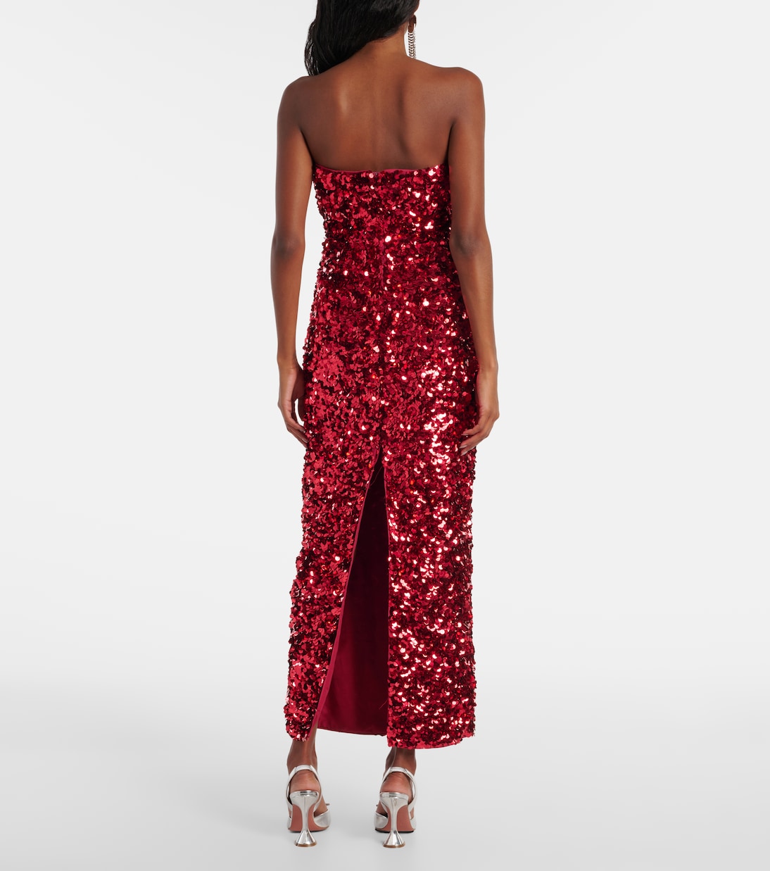 Abito midi con paillettes | Self-Portrait