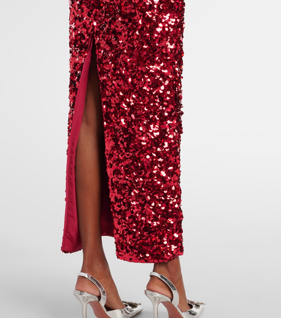 Abito midi con paillettes | Self-Portrait