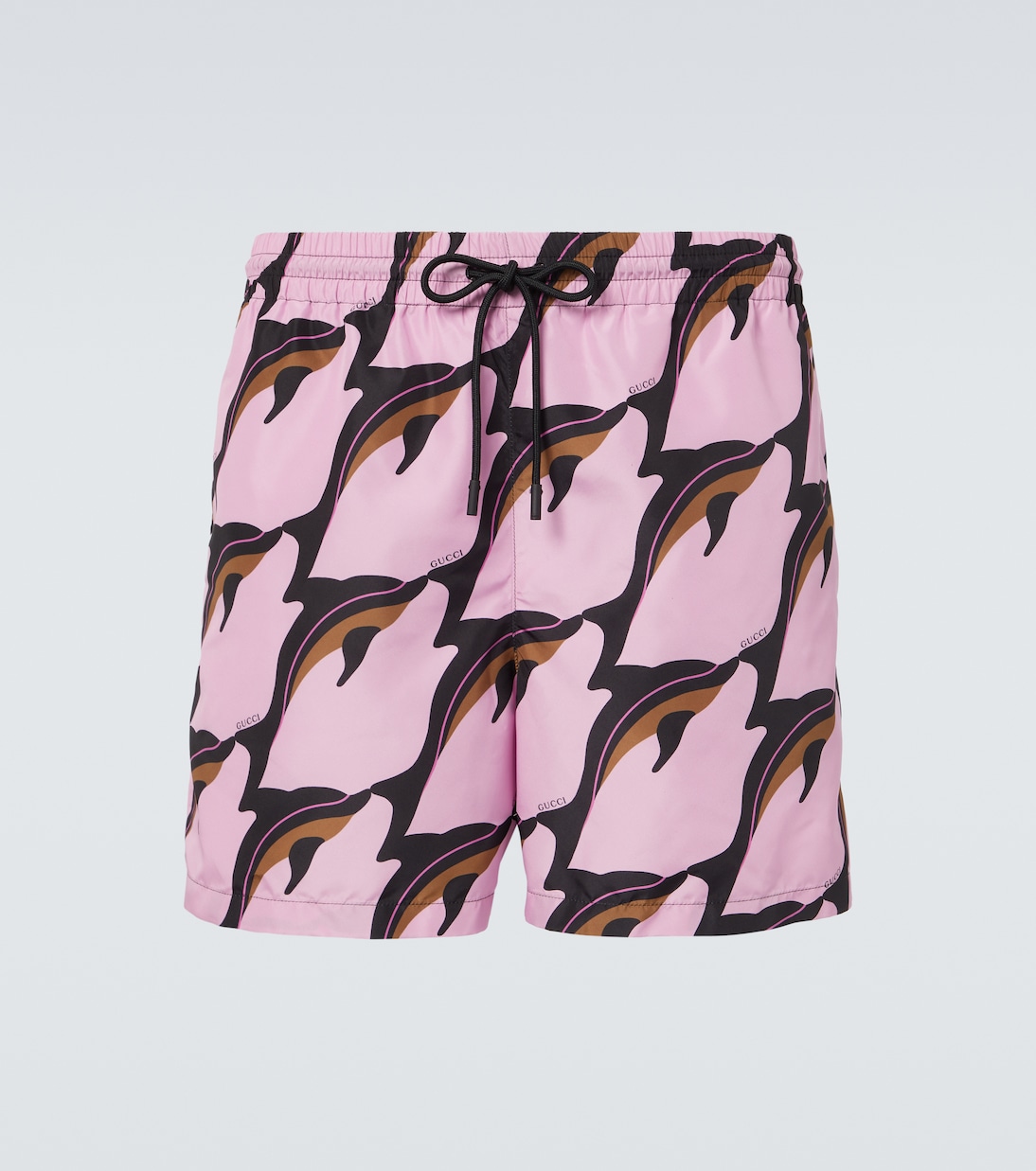 Printed poplin swim trunks | Gucci