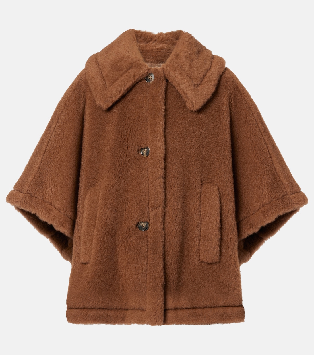 Cape en laine et soie | Max Mara