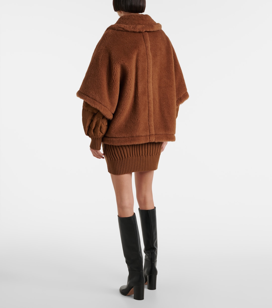 Cape en laine et soie | Max Mara