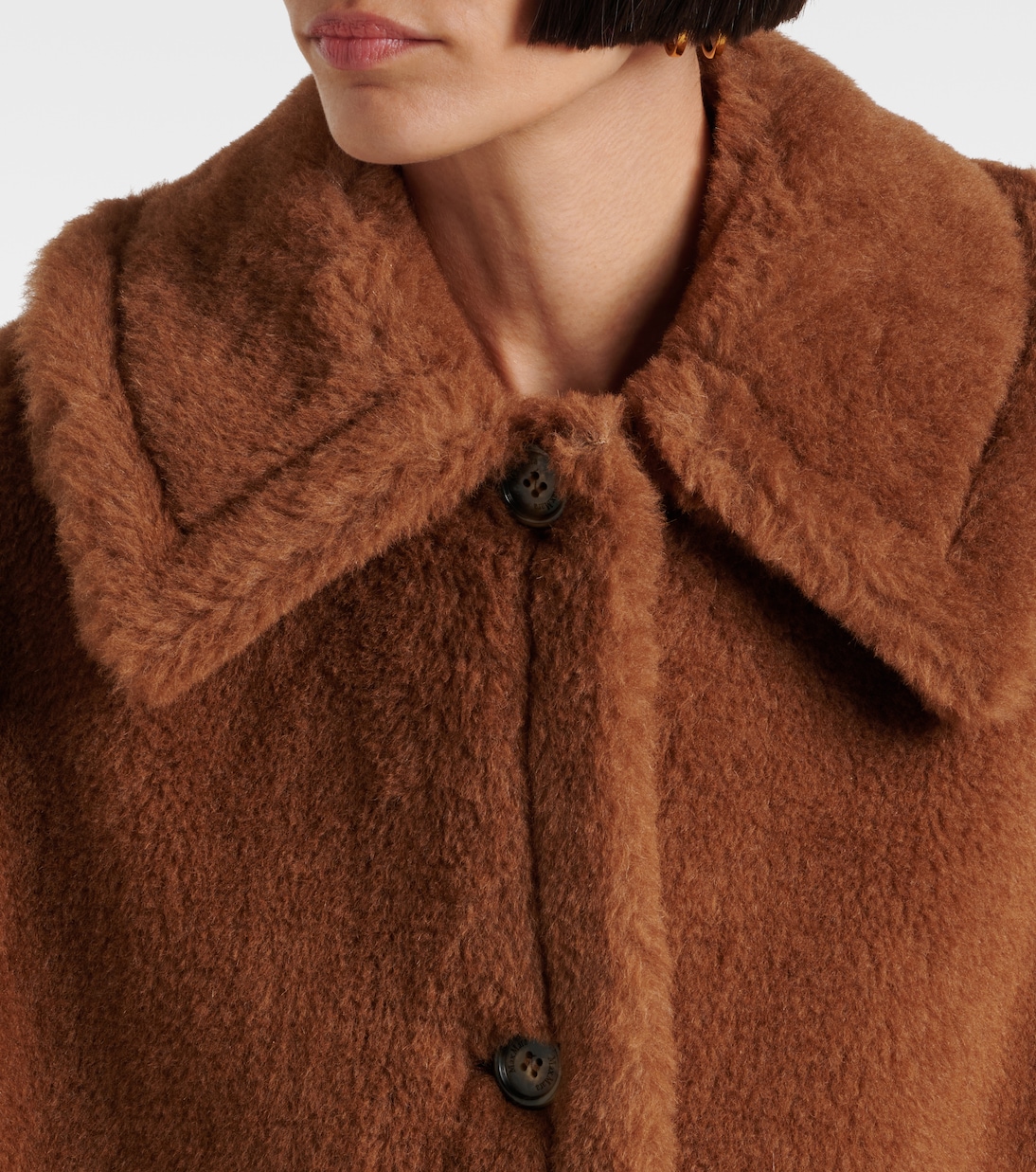 Cape en laine et soie | Max Mara