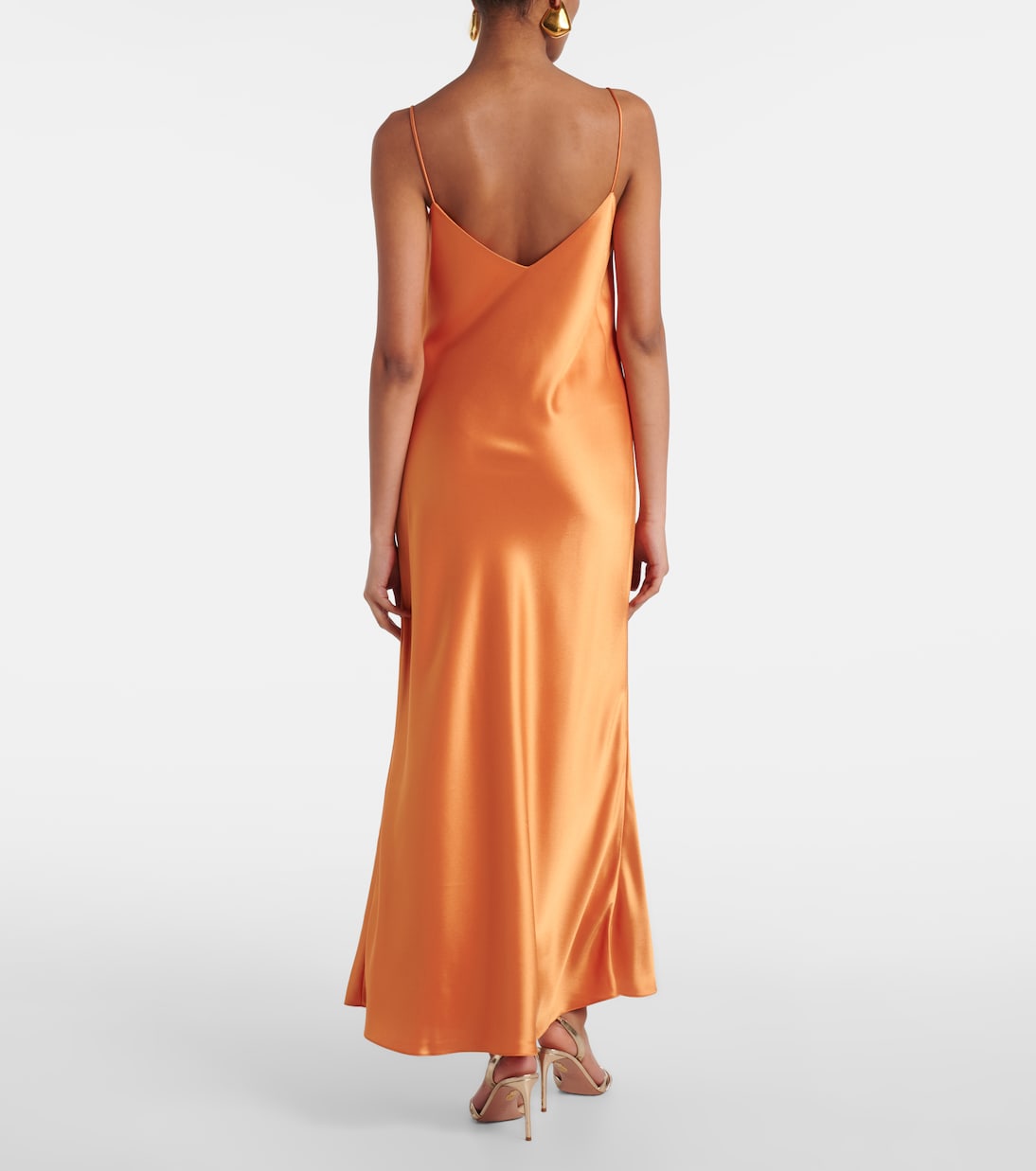 Provence satin slip dress | Galvan