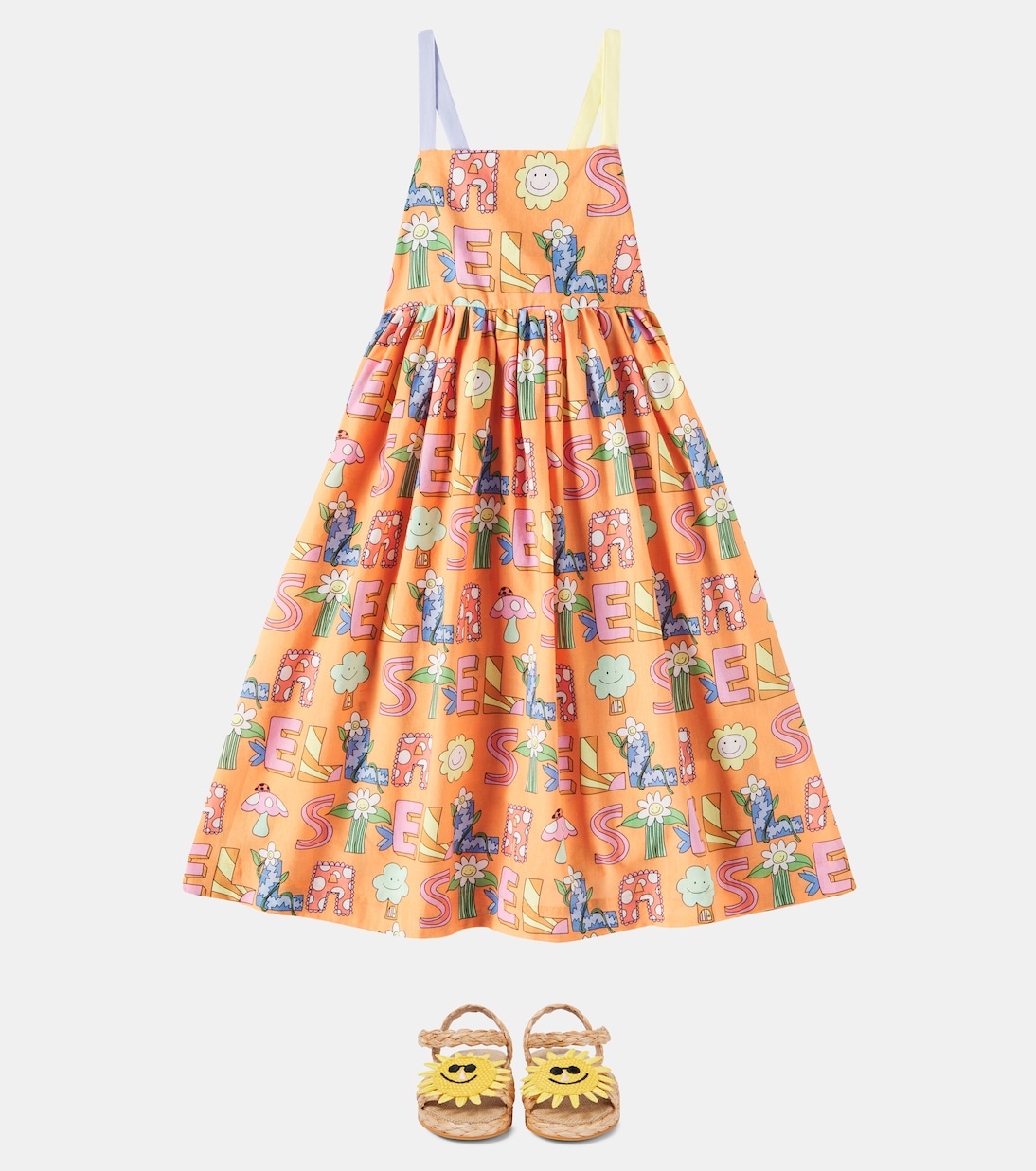 Printed cotton dress | Stella McCartney Kids