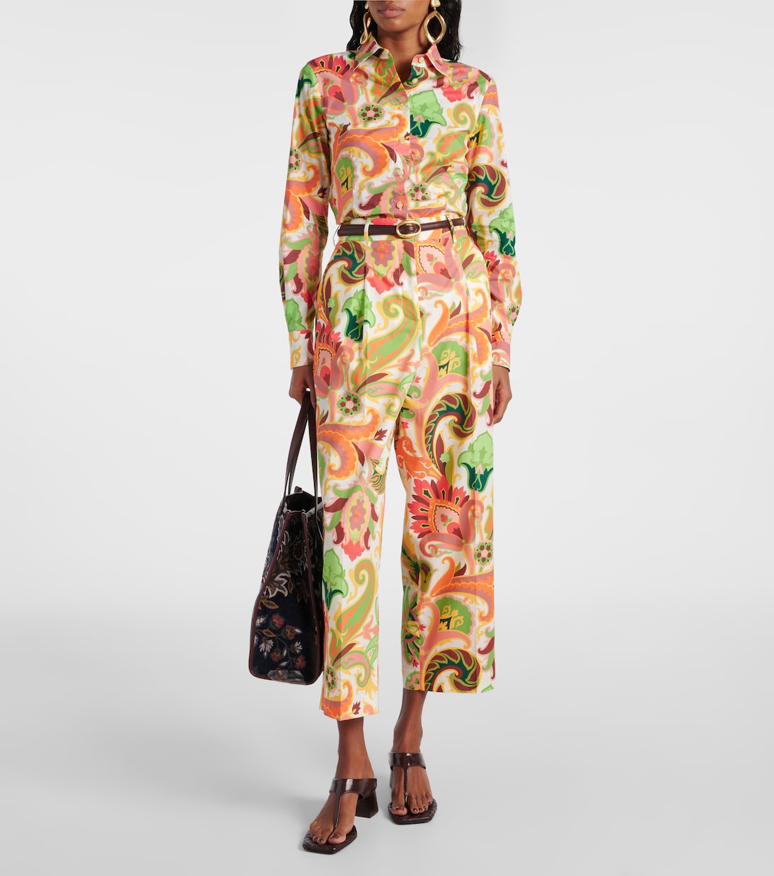 Weite Hose aus Baumwolle | Etro
