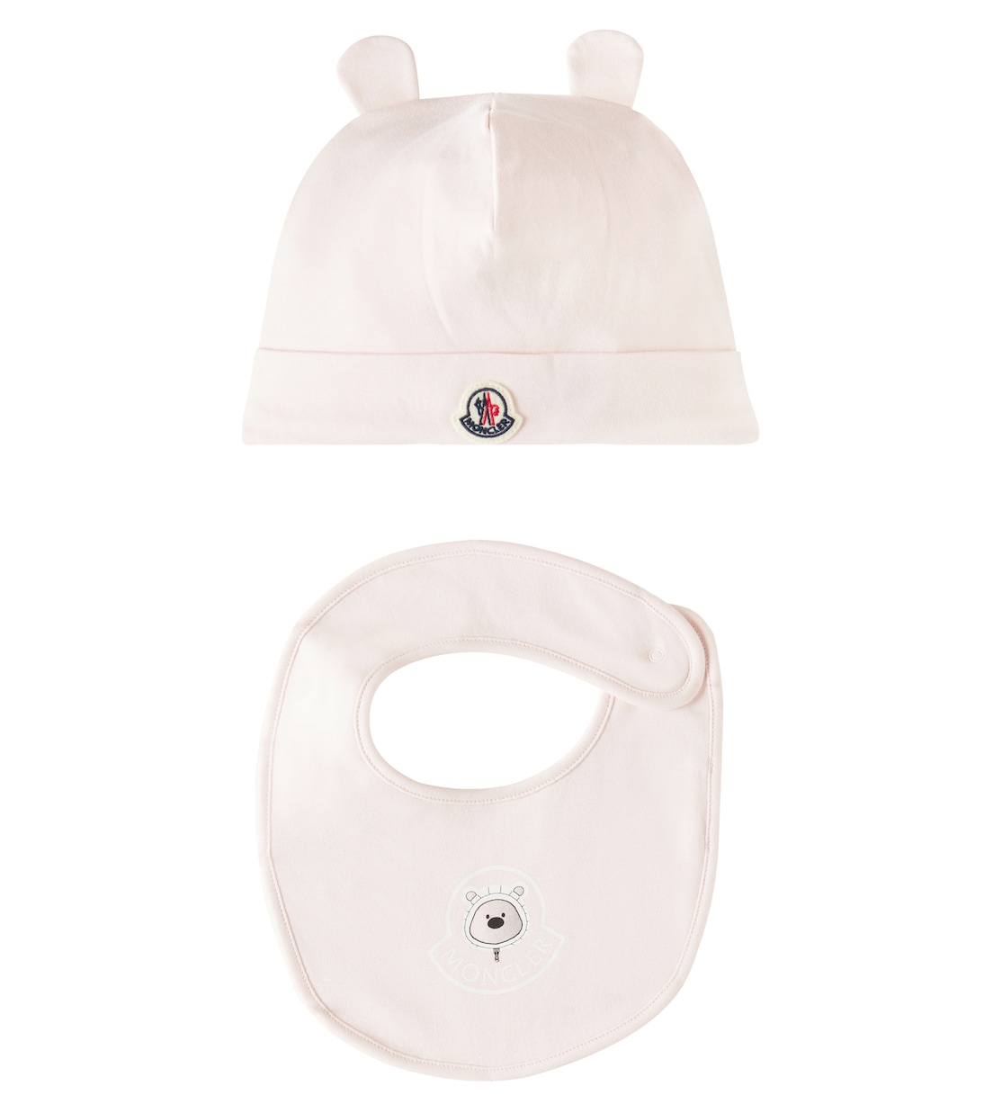 Bebé - set de gorro y babero de algodón | Moncler Enfant