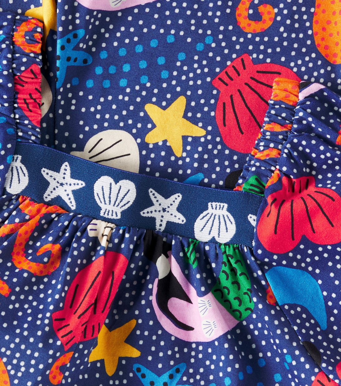 Printed cotton romper | Fábula