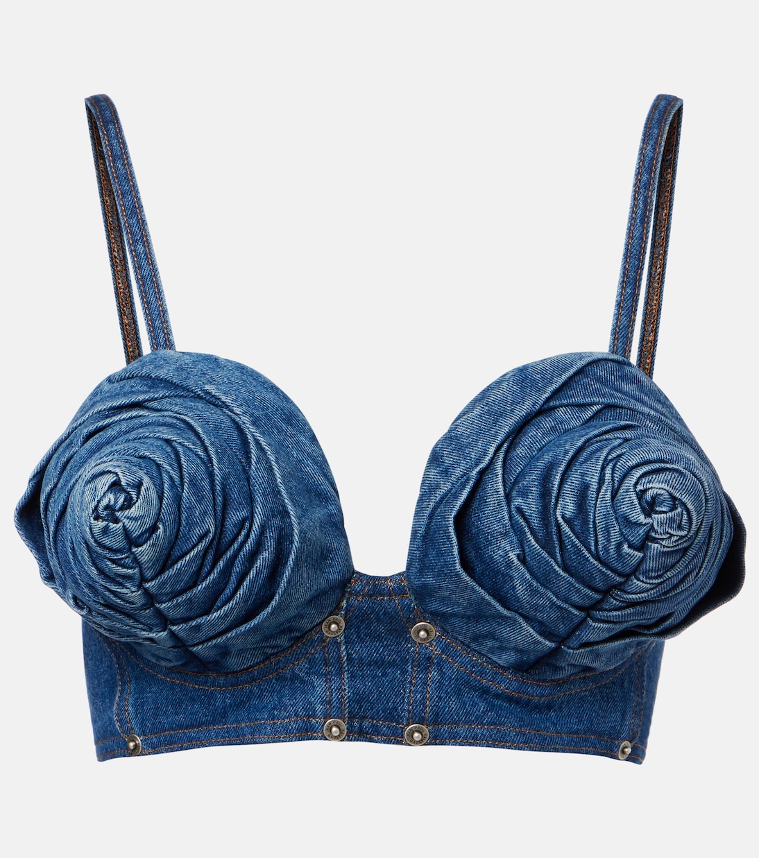 Top in denim | Jean Paul Gaultier