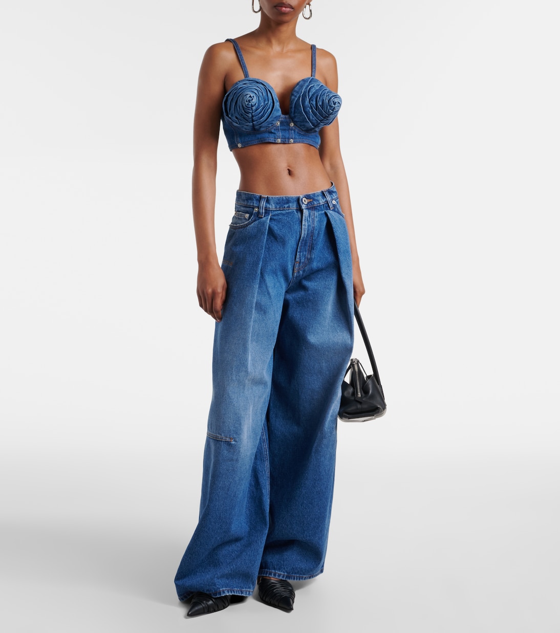 Top in denim | Jean Paul Gaultier