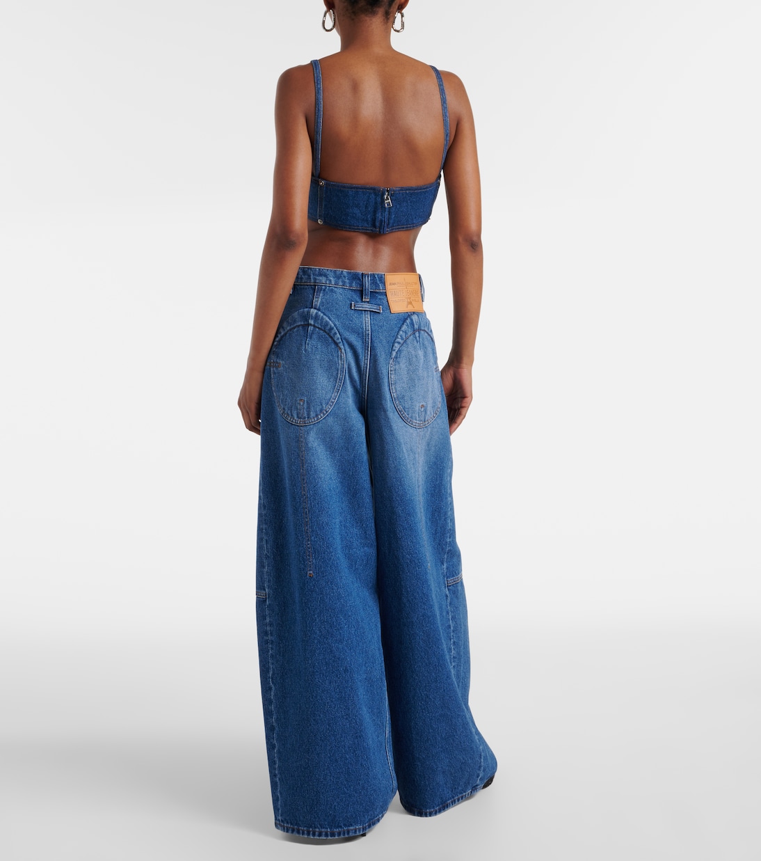 Top in denim | Jean Paul Gaultier