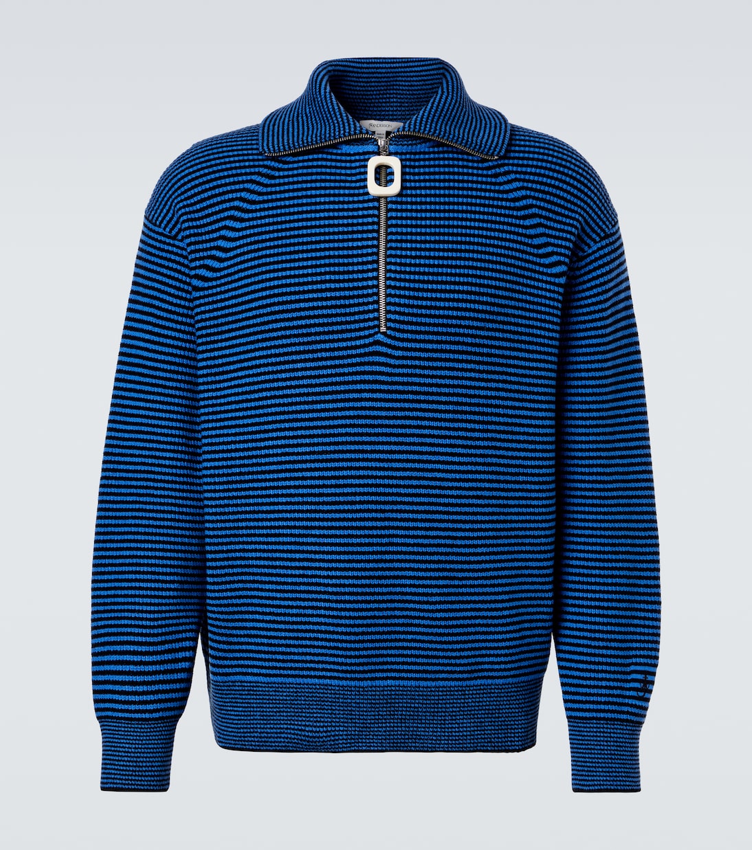 Jersey a rayas con cremallera parcial | JW Anderson