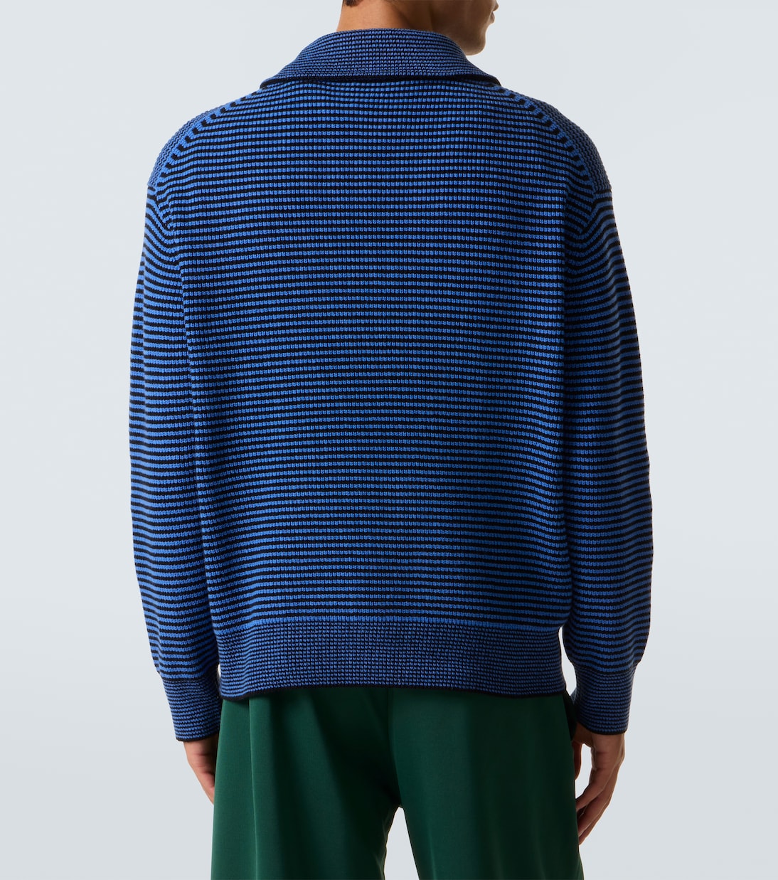 Jersey a rayas con cremallera parcial | JW Anderson