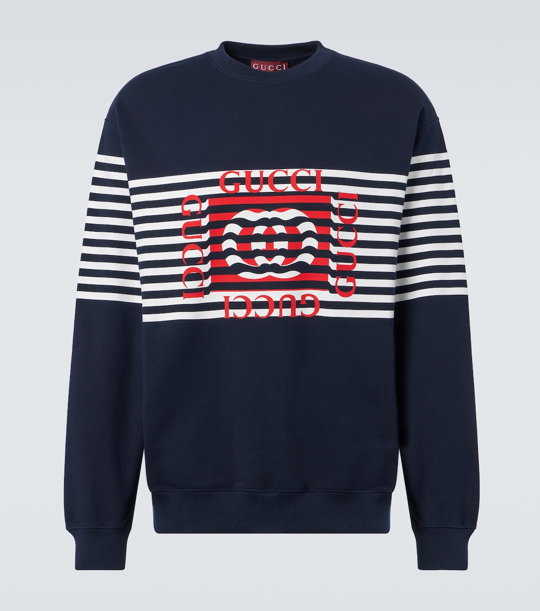 Felpa in jersey di cotone con logo | Gucci
