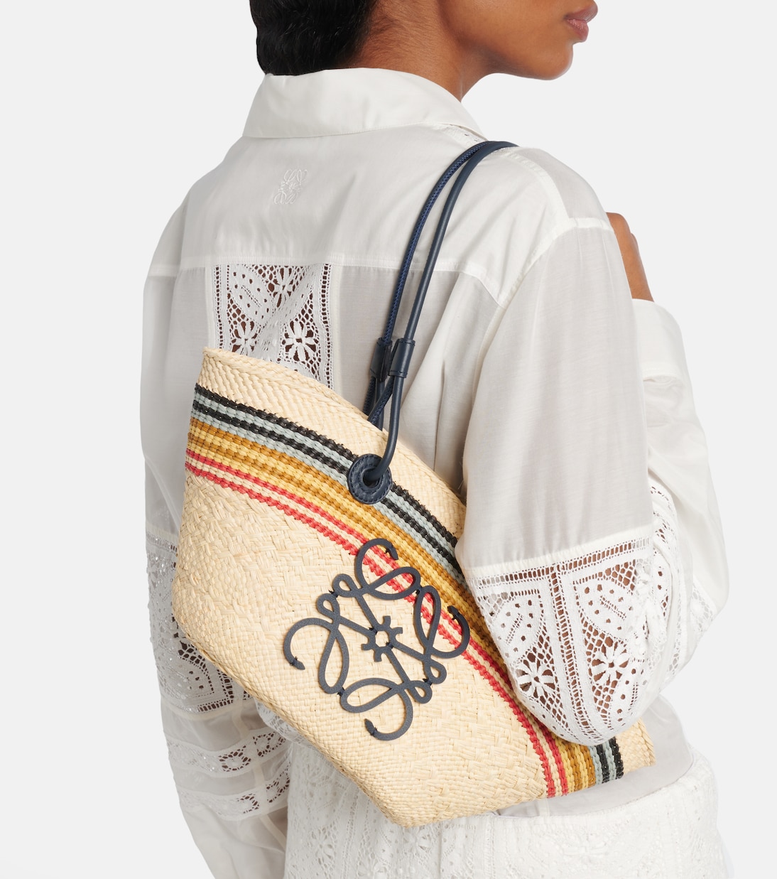 Paula's Ibiza Anagram Small basket bag | Loewe